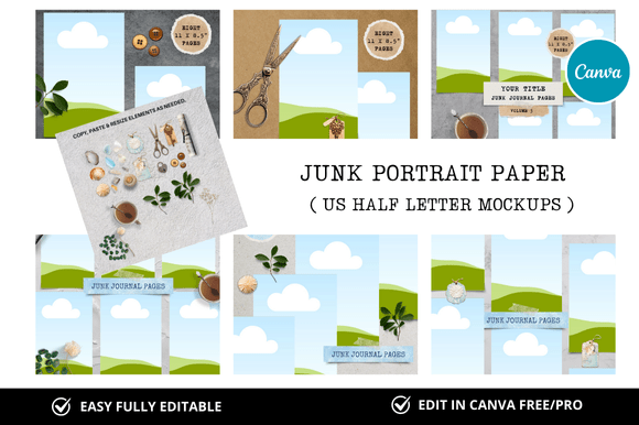 10 Journal Half Letter Etsy Mockup Templates: Elevate Your Shop