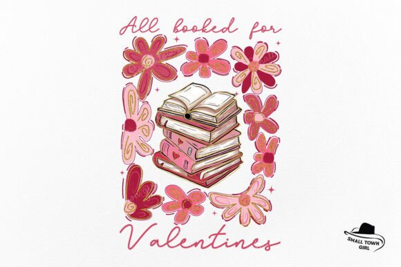 All Booked for Valentines Flower Teacher: A Creative Asset for Commercial Projects