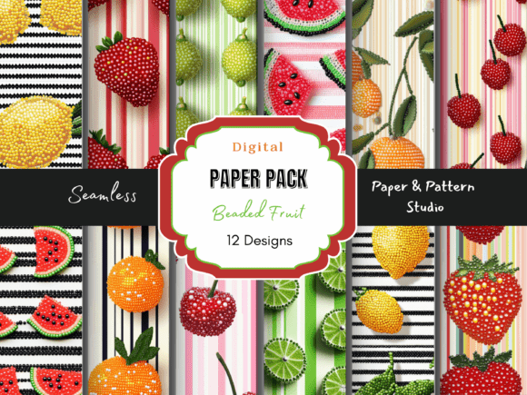 Beading Summer Into Your Designs with Vibrant Fruit Patterns