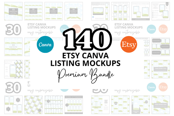 Elevate Your Etsy Shop: The Ultimate 140 Mockup Bundle