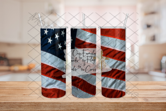 Our Family, Flag, Cross, Tumbler: A Font for Meaningful Design